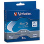 Verbatim; 10711225 BD-R Blu-Ray Discs&trade;, Pack Of 3