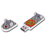 Action Sport Drives Santa Cruz Checker SkateDrive USB Flash Drive, 8GB