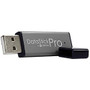 Centon DataStick Pro USB 2.0 Flash Drive, Gray, 64GB