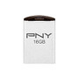 PNY MicroMetal Attach&eacute; USB 2.0 Flash Drive, 16GB