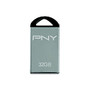 PNY MicroMetal Attach&eacute; USB 2.0 Flash Drive, 32GB