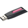 Verbatim 49178 Store 'n' Go V3 16GB USB 3.0 Flash Drive Black/Pink