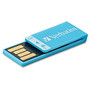 Verbatim 4GB Clip-It USB Flash Drive - Blue