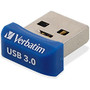 Verbatim 64GB Store 'n' Stay Nano USB 3.0 Flash Drive - Blue