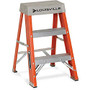 Louisville Davidson Ladders 2' Fiberglass IA Step Ladder - 2 Step - 300 lb Load Capacity - 24 inch; - Orange