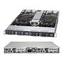 Supermicro SuperServer 1027TR-TFF Barebone System - 1U Rack-mountable - Intel C602J Chipset - 2 Number of Node(s) - Socket R LGA-2011 - 2 x Processor Support - Black