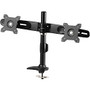 Amer Mounts Grommet Based Dual Monitor Mount for two 15 inch;-24 inch; LCD/LED Flat Panel Screens