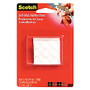 Scotch; Self-Stick Rubber Pads, Clear, 1/2 inch;, Pack Of 18