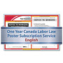 ComplyRight Canada Federal And Province Poster Subscription Service, English, Saskatchewan