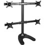 SIIG Quad Monitor Desk Stand - 13 inch; to 24 inch;