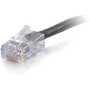 15ft Cat6 Non-Booted Network Patch Cable (Plenum-Rated) - Black