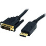 4XEM 6Ft DisplayPort To DVI-D Dual Link M/M Cable