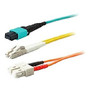 AddOn 1m LC (Male) to ST (Male) Aqua OM3 Duplex LSZH LOMM Patch Cable