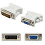 AddOn DVI-I (29 pin) to VGA Male to Female White Adapter