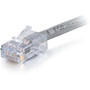 C2G 100ft Cat6 Non-Booted Network Patch Cable (Plenum-Rated) - Gray