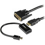 StarTech.com mDP to DVI Connectivity Kit - Active Mini DisplayPort to HDMI Converter with 6 ft HDMI to DVI Cable - mDP to DVI Adapter Bundle