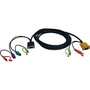 Tripp Lite 10ft VGA / PS2 / Audio Cable Kit for B006-VUA4-R KVM Switch