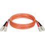 Tripp Lite 15M Duplex Multimode 62.5/125 Fiber Optic Patch Cable SC/SC 50' 50ft 15 Meter