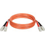 Tripp Lite 2M Duplex Multimode 62.5/125 Fiber Optic Patch Cable SC/SC 6' 6ft 2 Meter