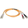 Tripp Lite 50M Duplex Multimode 62.5/125 Fiber Optic Patch Cable LC/ST 164' 164ft 50 Meter