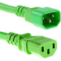 Unirise 4ft Power Cord C13-C14 Green