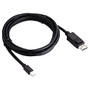 Viewsonic; Male-to-Male Mini-Displayport-to-Displayport Cable, 6', Black