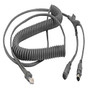 Zebra Universal Keyboard Wedge Cable (Coiled)