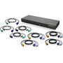 IOGEAR 8-Port IP Based KVM Kit with PS/2 and USB KVM Cables