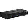 TRENDnet 4-Port USB/PS/2 KVM Switch Kit w/Audio