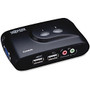 Tripp Lite 2-Port Compact USB KVM Switch with Cable Kit