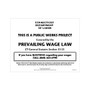 ComplyRight State Specialty Poster, English, Connecticut, Prevailing Wage Law, 8 1/2 inch; x 11 inch;