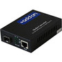 AddOn 10/100/1000Base-TX(RJ-45) to Open SFP Port POE Media Converter