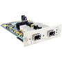 AddOn 10G OEO Converter (3R Repeater) with 2 open SFP+ slots Media Converter Card for our rack or standalone Systems