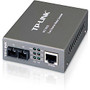 TP-LINK MC110CS Media Converter, 10/100Mbps RJ45 to 100M single-mode SC fiber, up to 1.2miles, chassis mountable