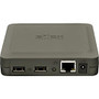 Silex USB Device Server, 2x USB 2.0, 10/100/1000 LAN, US Power Supply