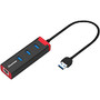 DIAMOND 3-port USB Hub with Gigabit Ethernet Port