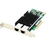 AddOn 10Gbs Dual Open RJ-45 Port 100m PCIe x8 Network Interface Card