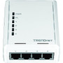 TRENDnet 4-Port Powerline 500 AV Adapter