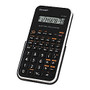 EL-501XBWH Scientific Calculator, 10-Digit LCD, Black/White