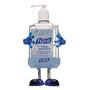 Purell; Pal Desktop Holder With 8 Oz. Purell; Instant Hand Sanitizer, 8 1/4 inch;H x 4 3/8 inch;W x 3 5/8 inch;D, Blue