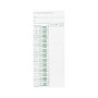 Acroprint Weekly Time Cards For Acroprint ATT 310 Totaling Time Recorder, 10 inch; x 4 inch;, White/Green, Pack Of 200