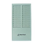 PaperCloud Time Card Rack, 24 Pockets, 16.4 inch;H x 8.2 inch;W x 1.4 inch;D, Gray, PCTCR24