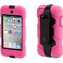 Griffin Survivor Carrying Case for iPod - Pink, Black