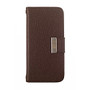 Kyasi Signature Phone Wallet Case For Samsung Galaxy S5, Saddleback Brown