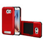 roocase Slidekick Credit-Card Case For Samsung Galaxy S6 Edge, Carmine Red