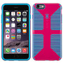 Speck Candyshell Grip for iPhone; 6 Plus, Liptstick Pink/Jay Blue