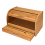Honey-Can-Do KCH-01081 Bamboo Rolltop Bread Box