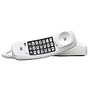 AT&T 210 Corded Trimline Phone with Speed Dial and Memory Buttons, White