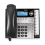 AT&T 1040 4-Line Corded Expandable Speakerphone, Charcoal