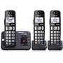 Panasonic KX-TGE233B Expandable Digital Cordless Answering System with 3 Handsets